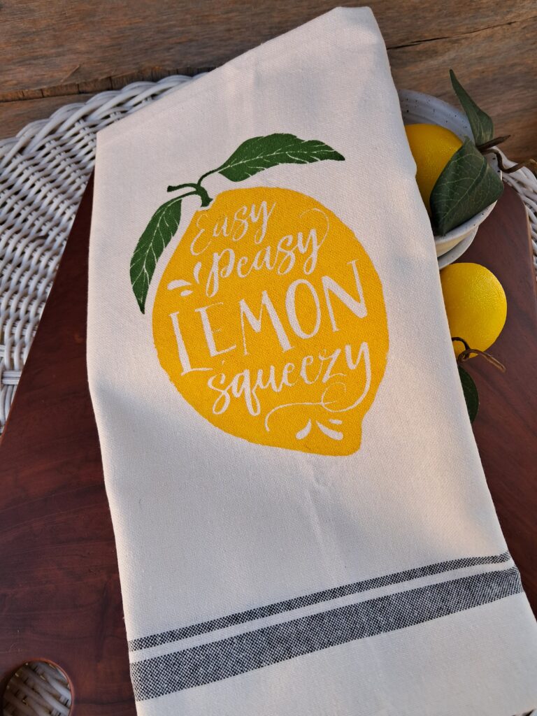 Lemon Tea Towel