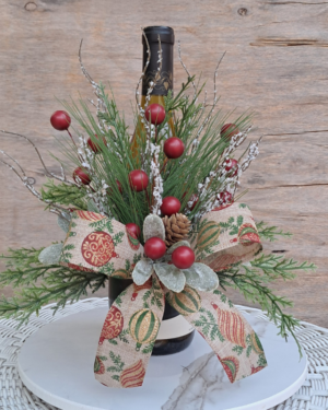 Christmas Bottle Bouquet