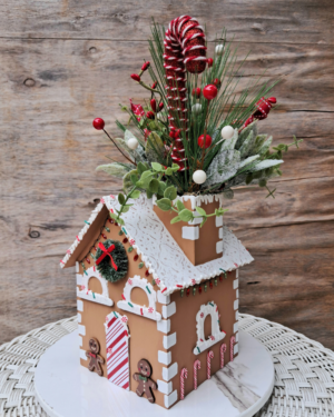 Handmade Gingerbread House Christmas Decor